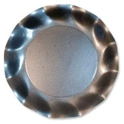 10 ASSIETTES 27CM GRIS PERLE