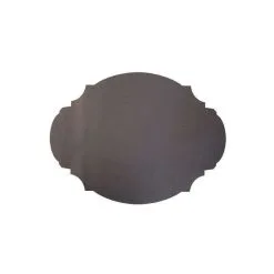 12 Set De Table En Kraft Noir 40 X 30 Cm