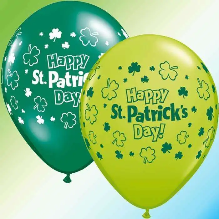 25 Ballons Saint Patrick's Day 11' 28 Cm Qualatex 1 25 Ballons Saint Patrick's Day 11' 28 Cm Qualatex