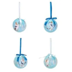 4 BOULES DE NOËL OLAF LA REINE DES NEIGES™ 7,5 CM