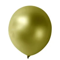 50 BALLONS METAL OR 25CM