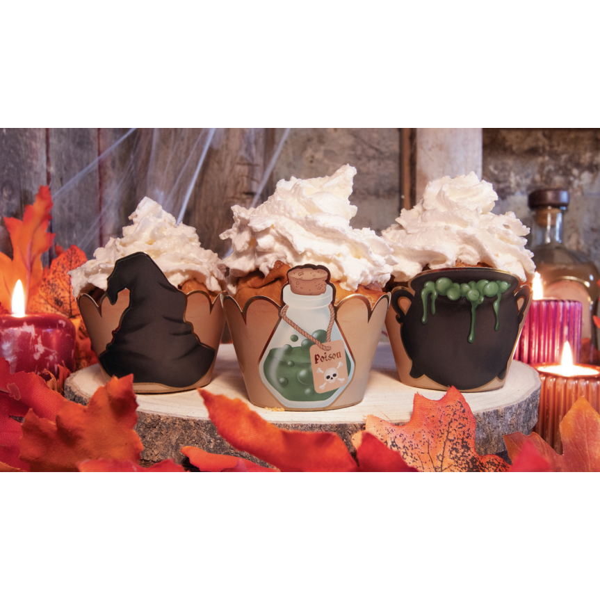 6 Habillages Pour Cupcakes Apprenti Sorcier 1 6 Habillages Pour Cupcakes Apprenti Sorcier