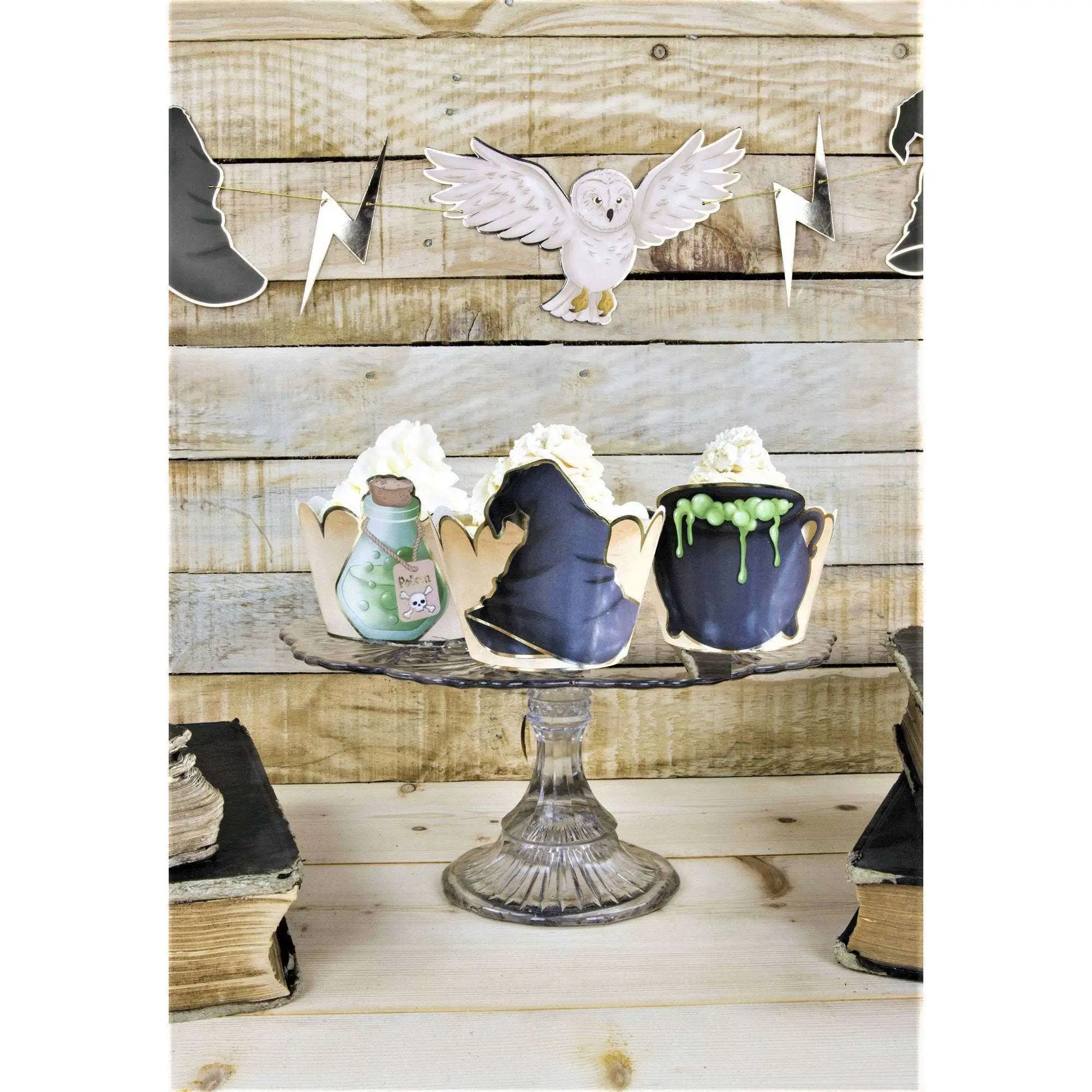 6 Habillages Pour Cupcakes Apprenti Sorcier 3 6 Habillages Pour Cupcakes Apprenti Sorcier – Image 3