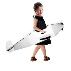 Avion En Carton à Personnaliser "Pirouette, Cacahuète"