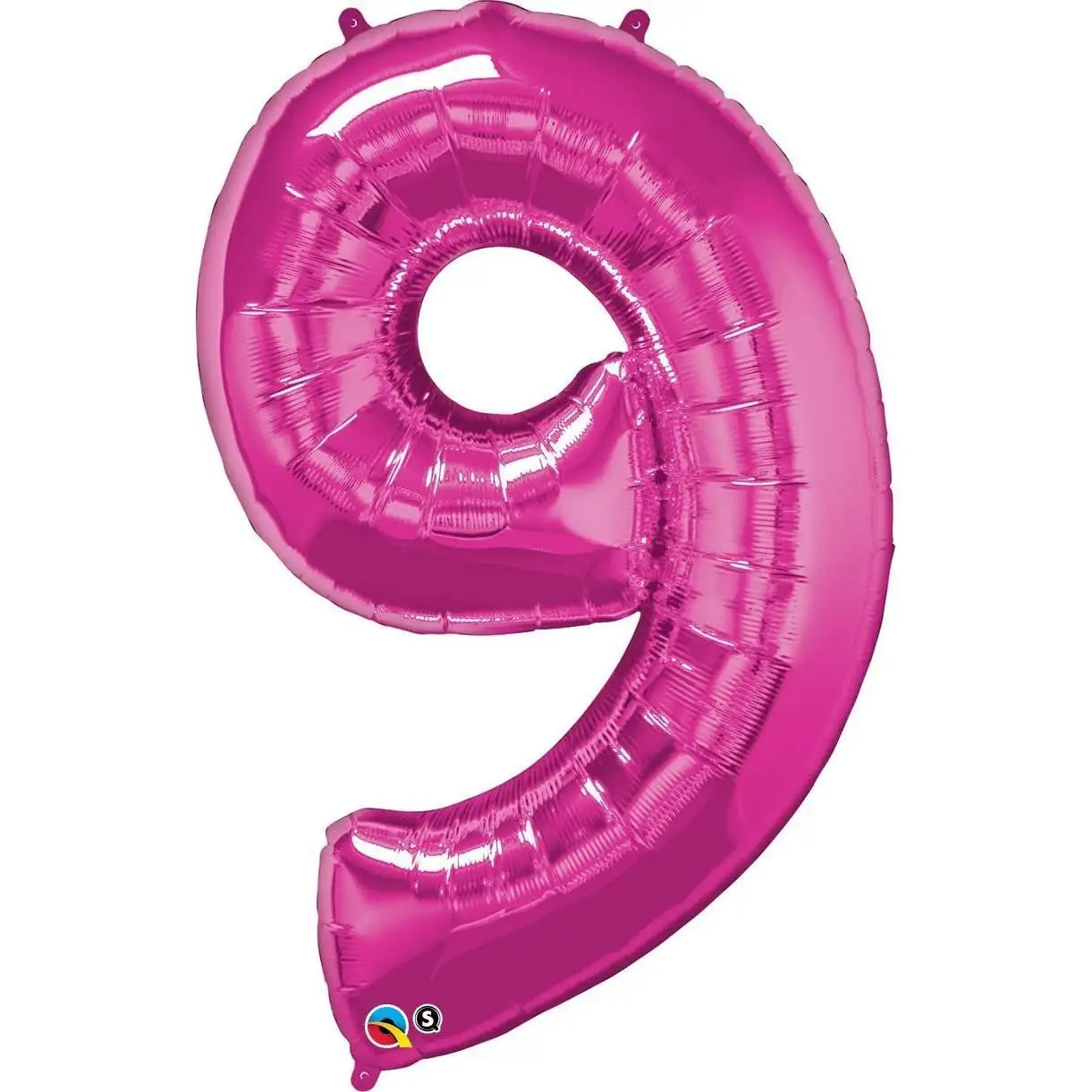 BALLON ALU CHIFFRE 9 MAGENTA 86 CM 34" QUALATEX 1 BALLON ALU CHIFFRE 9 MAGENTA 86 CM 34" QUALATEX