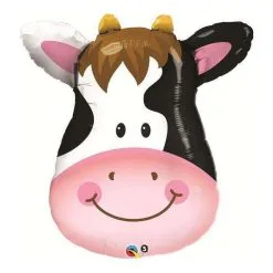 BALLON ALU VACHE 81 CM 32" QUALATEX
