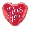 Ballon Aluminium Coeur Rouge "I Love You" 46 Cm 18" Qualatex®