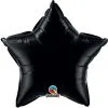 BALLON ALUMINIUM ÉTOILE NOIR ONYX 51 CM 20" QUALATEX®