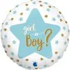 Ballon Aluminium Gender Reveal Boy Or Girl 18" 45 Cm Grabo Balloons®