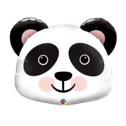 BALLON ALUMINIUM TÊTE DE PANDA 79 CM 31" QUALATEX©