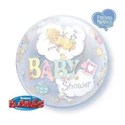 Ballon Bubble Baby Shower Nuage 56cm 22" Qualatex®