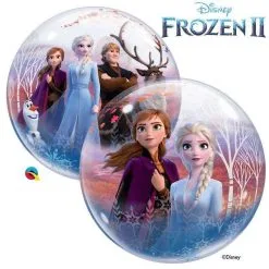 BALLON BUBBLE LA REINE DES NEIGES 2­™ 56 CM 22" QUALATEX
