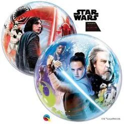 Ballon Bubble Star Wars Le Dernier Jedi™ 56 Cm 22" Qualatex®