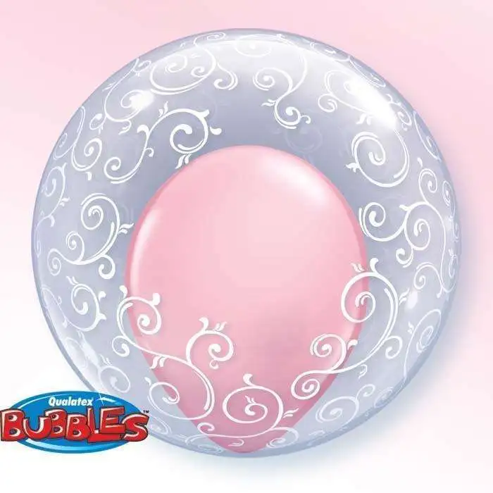 BALLON DECO BUBBLE FANTAISIE FILIGRANE 24" 61 CM QUALATEX® 1 BALLON DECO BUBBLE FANTAISIE FILIGRANE 24" 61 CM QUALATEX®