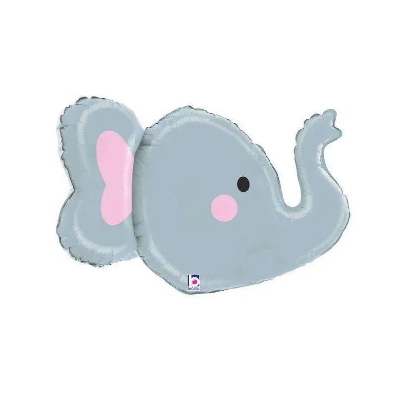 Ballon En Aluminium Éléphant En 3D 86 Cm 34" Grabo Balloons® 2 Ballon En Aluminium Éléphant En 3D 86 Cm 34" Grabo Balloons® – Image 2