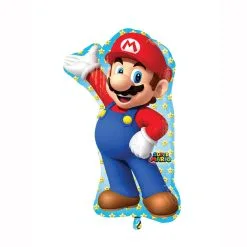 AMSCAN Ballon En Aluminium Super Mario™ 55 X 83 Cm