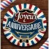 BALLON FOIL 45 CM JOYEUX ANNIVERSAIRE CIRQUE