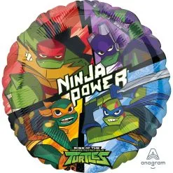 AMSCAN Ballon Foil En Aluminium Tortues Ninja™ Rise Of The TMNT 43 Cm 18"