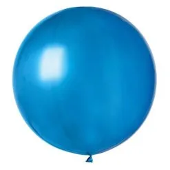 BALLON GEANT DIAMETRE 64CM BLEU ROI