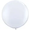 BALLON GÉANT STANDARD BLANC 3' 86CM QUALATEX©
