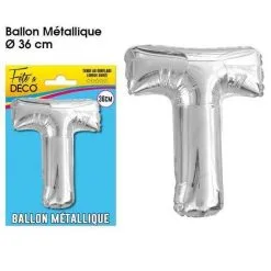 BALLON MÉTALLIQUE LETTRE AU CHOIX -COSTUMED’HALLOWEEN ballon metallique lettre au choix farfouil en fete 30254400 cdfffa0a b649 4bc1 b73d 00bc5ba9976b