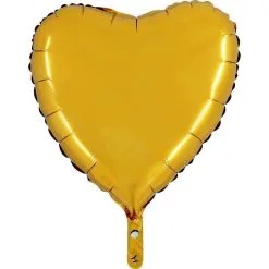 Ballon Métallisé Coeur - Coloris Au Choix