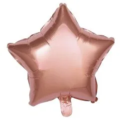 Ballon Mylar étoile Rose Gold 48 Cm