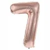 Ballon Mylar Rose Gold Chiffre 7 - 86 Cm