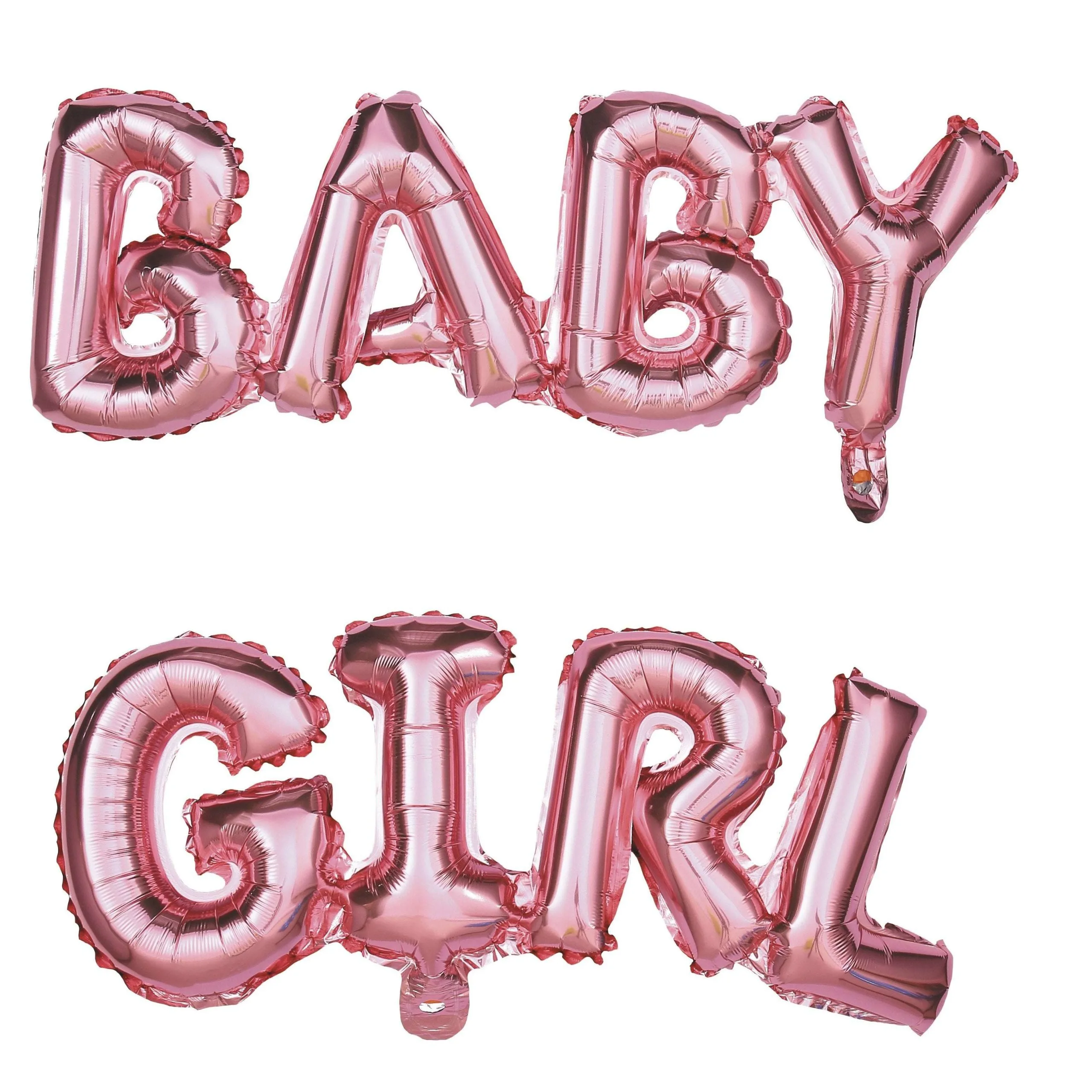 Ballons Lettres "Baby Girl" 118 X 24 Cm 1 Ballons Lettres "Baby Girl" 118 X 24 Cm