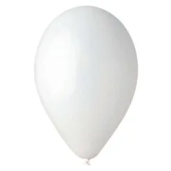 BALLONS STANDARD BLANC DIAMETRE 30 CM