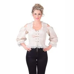 Blouse Bustier Dusty Luxe Avec Dentelle