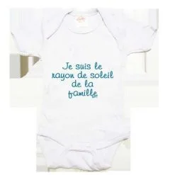 BODY HUMOUR BEBE "RAYON DE SOLEIL" BLEU