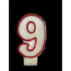 BOUGIE CHIFFRE 9