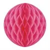 Boule Alvéolée Rose Néon 12 Cm