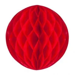Boule Alvéolée Rouge 20 Cm