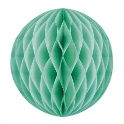 Boule Alvéolée Vert Céladon 12 Cm