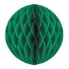 Boule Alvéolée Vert Sapin 12 Cm