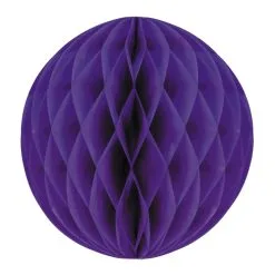 Boule Alvéolée Violette 20 Cm