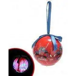 BOULE DE NOËL LUMINEUSE SPIDERMAN™ NOËL 7,5CM 1 BOULE DE NOËL LUMINEUSE SPIDERMAN™ NOËL 7,5CM