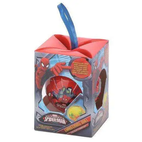 BOULE DE NOËL LUMINEUSE SPIDERMAN™ NOËL 7,5CM 2 BOULE DE NOËL LUMINEUSE SPIDERMAN™ NOËL 7,5CM – Image 2