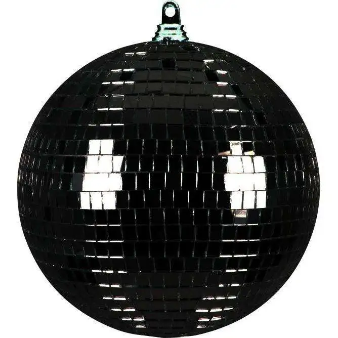 BOULE FACETTES POLYSTYRENE DIAMETRE 10CM NOIR 1 BOULE FACETTES POLYSTYRENE DIAMETRE 10CM NOIR