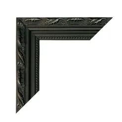 Cadre Bois Noir Moulure 57 X 67 Cm