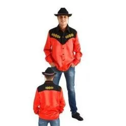 CHEMISE COUNTRY HOMME ROUGE