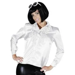 CHEMISE DISCO BLANCHE FEMME