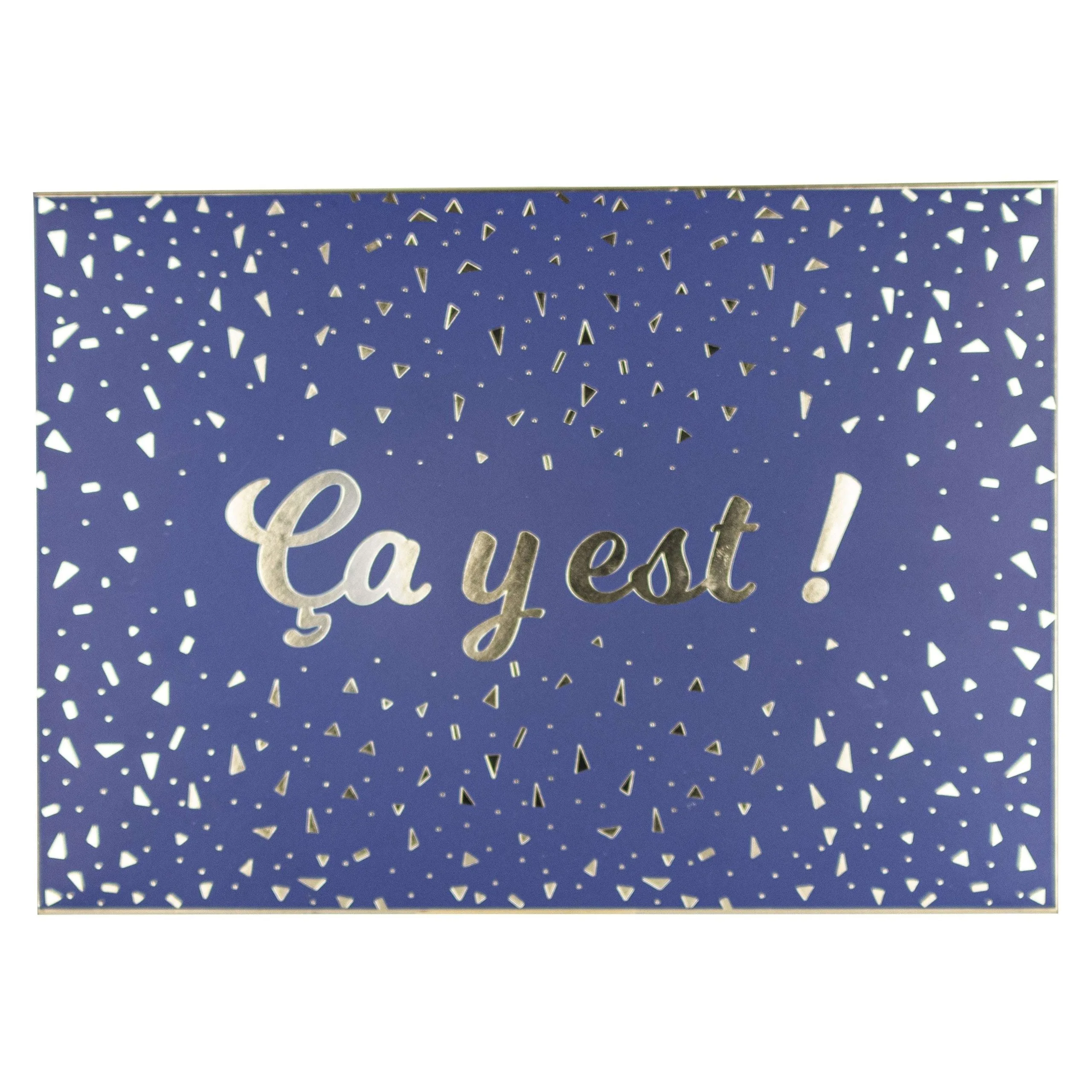 Coffret De Décorations "Vive La Retraite" Bleu Marine Et Or 7 Coffret De Décorations "Vive La Retraite" Bleu Marine Et Or – Image 7