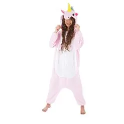COMBINAISON KIGURUMI LICORNE ROSE ADULTE