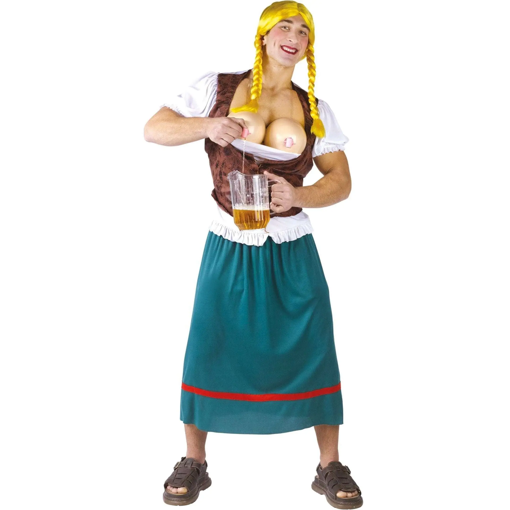 Costume Adulte Big Bavaroise Avec Robinets 1 Costume Adulte Big Bavaroise Avec Robinets
