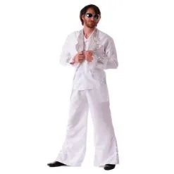 Costume Adulte Disco Forever Blanc