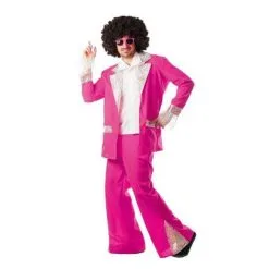 Costume Adulte Disco Forever Fuchsia