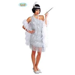 COSTUME CHARLESTON ARGENT